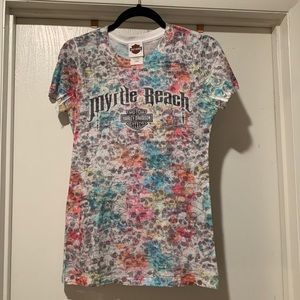 Women’s size L Harley Davidson tee from Myrtle Beach, South Carolina